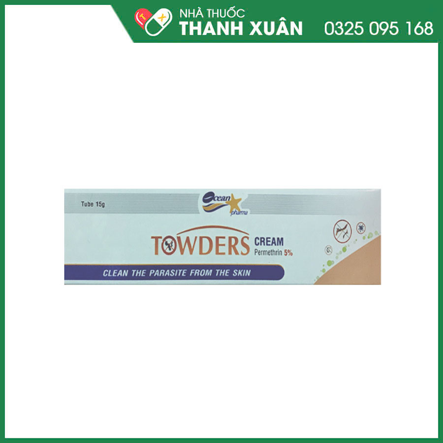 Towders Cream thuốc hỗ trợ và phòng ngừa ghẻ